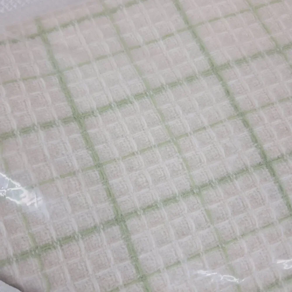 Noblefibers NZ Merino Wool Blanket Green White Checkered New Zealand